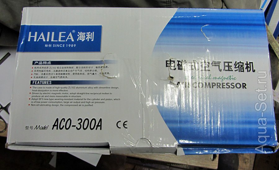 Спорное качество компрессора HAILEA ACO-300A.  Обзор и отзывы